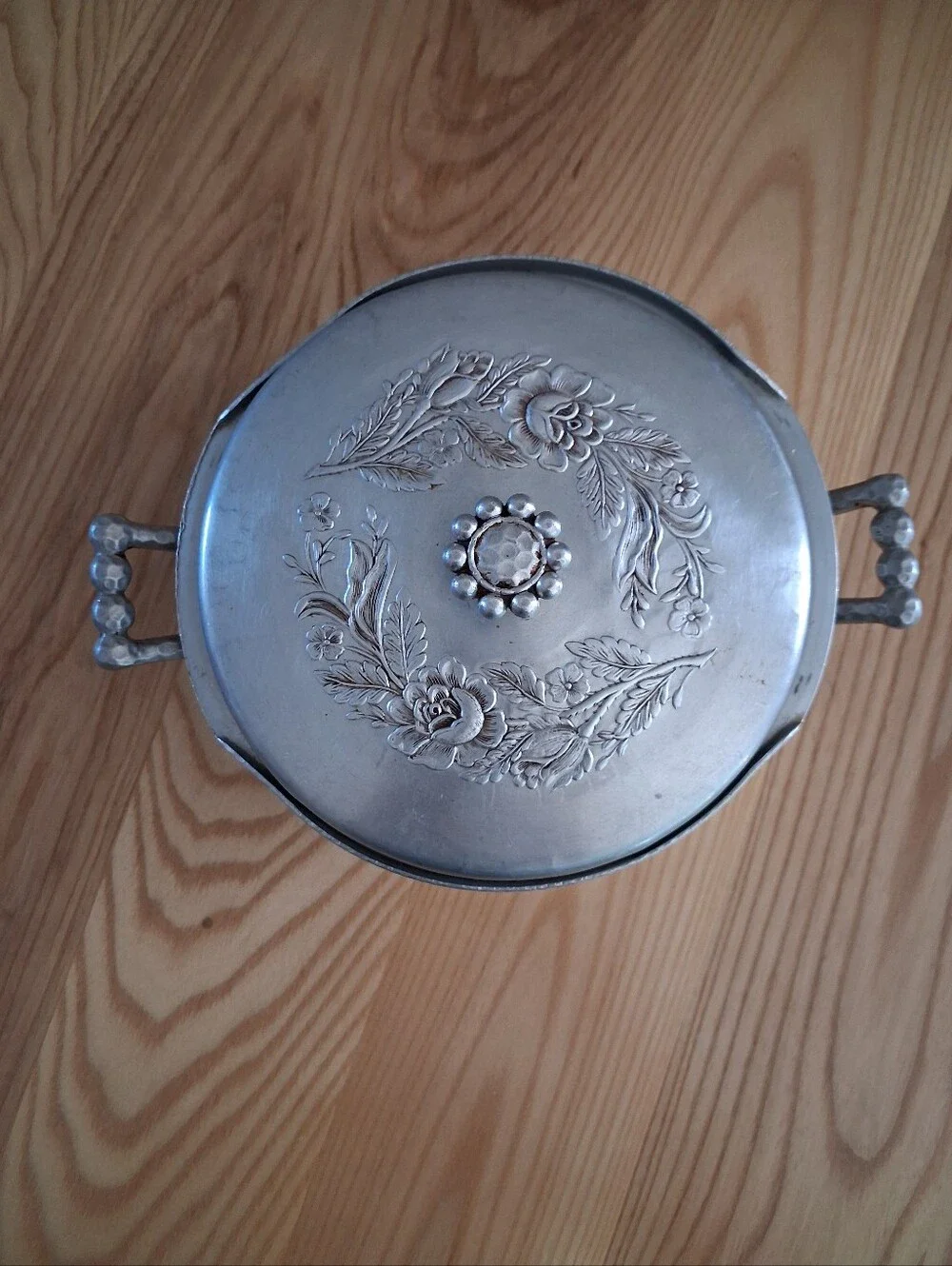 Vintage Everlast Hand Forged Aluminum Casserole Dish Mid Century
